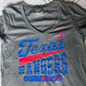 Bundle -Womens size L Texas Rangers T Shirts